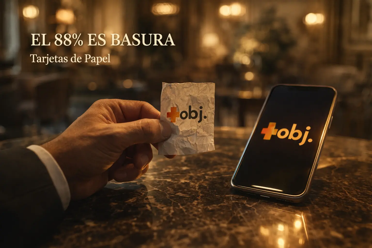 El 88% de las Tarjetas de Papel Terminan en la Basura